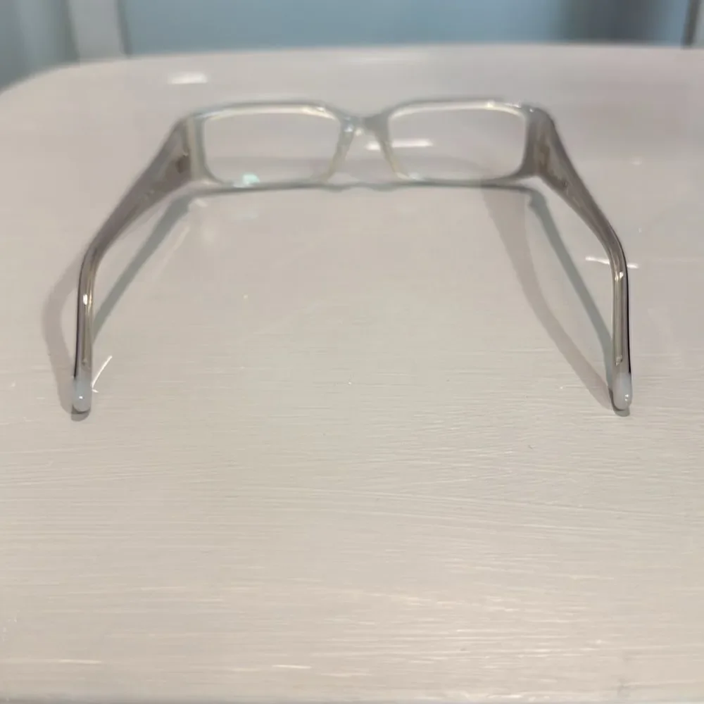 DKNY Eyeglass Frames Black White Rectangle Prescription Glasses Women